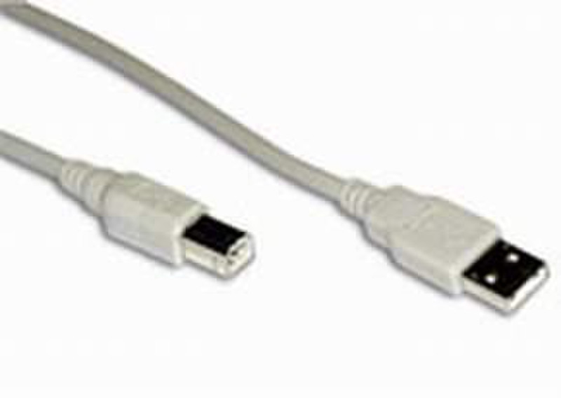 Intronics USB 1.1 cable, A - B 5m 5m Ivory USB cable