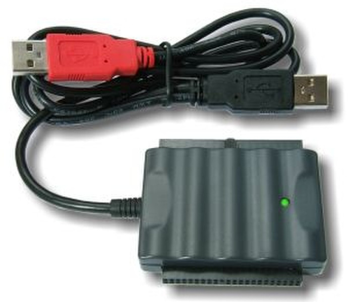 aixcase AIX-USB2IDE USB cabel 1.8m Schwarz USB Kabel