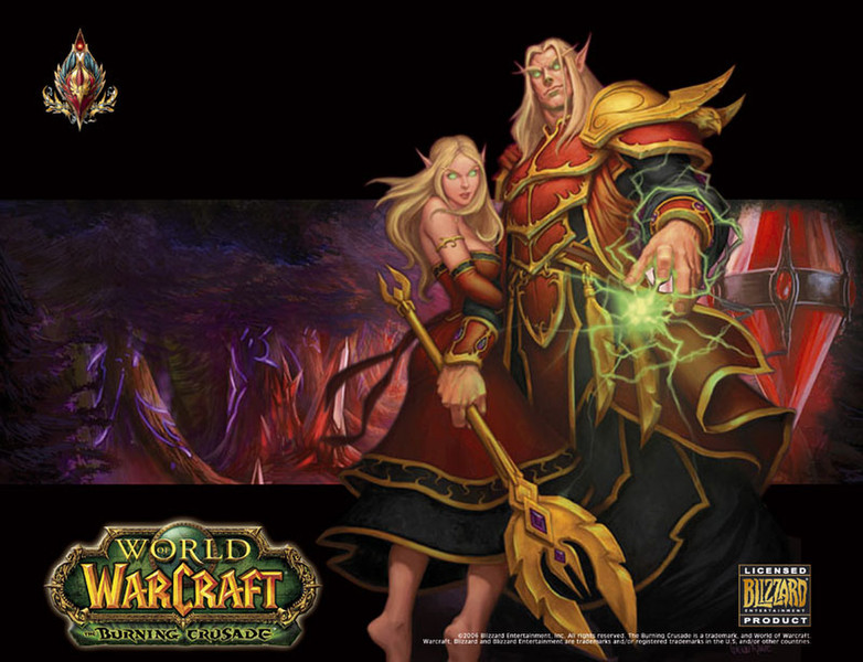 Compad Vario-Pad World of Warcraft - Blutelfe коврик для мышки