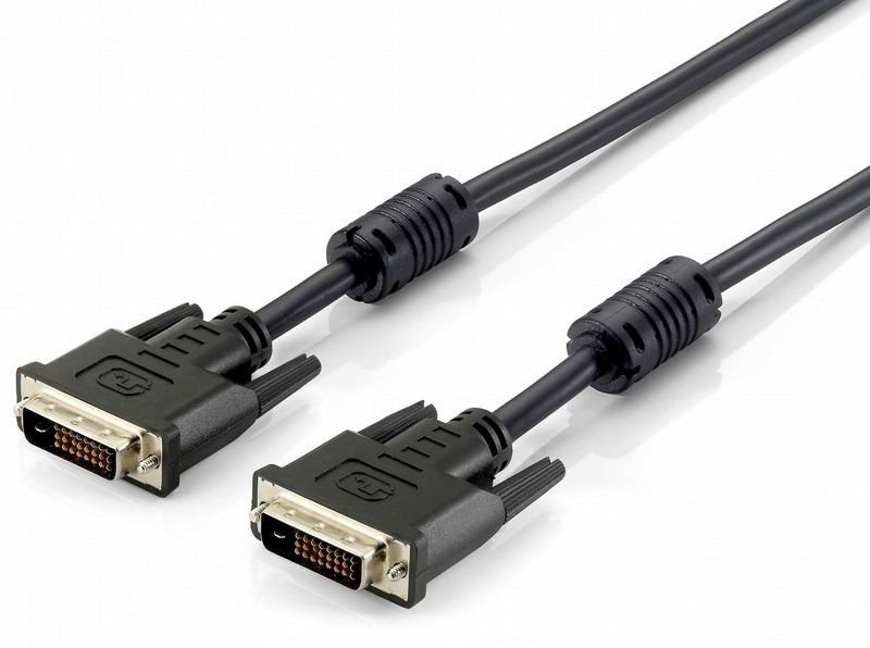 Equip DVI-D/DVI-D 1.8m 1.8m DVI-D DVI-D Black DVI cable