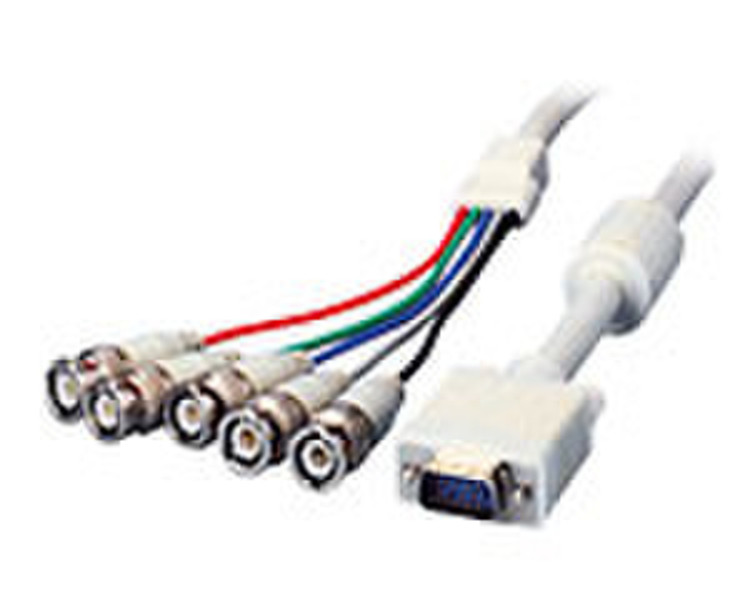 Equip VGA/RGB Cable, VGA --> 5 x BNC, M/M 3,0m 3m
