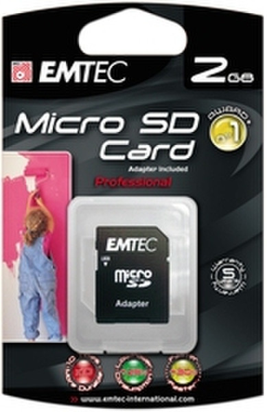 Emtec Micro SD 2GB 2GB MicroSD memory card