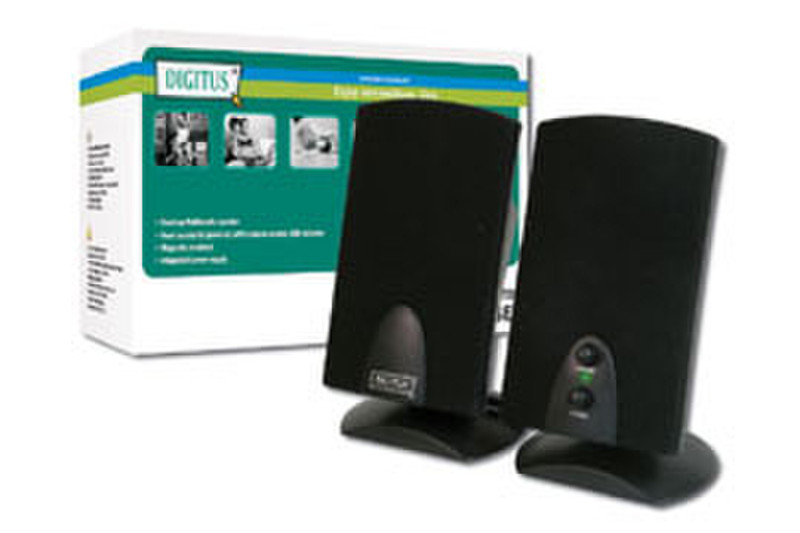 Digitus Multimedia Speaker Set Black loudspeaker