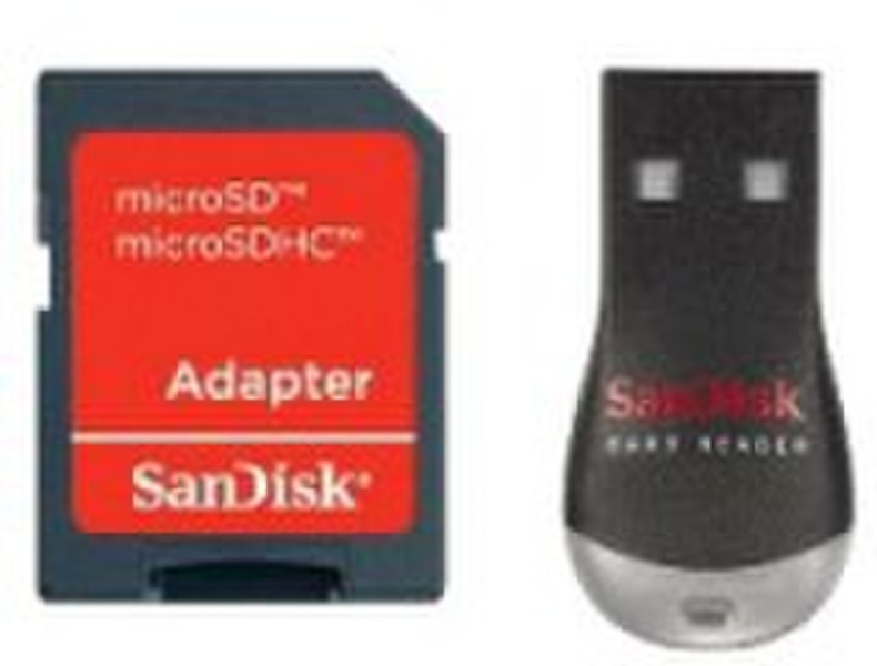 Sandisk MobileMate Duo USB 2.0 Черный устройство для чтения карт флэш-памяти