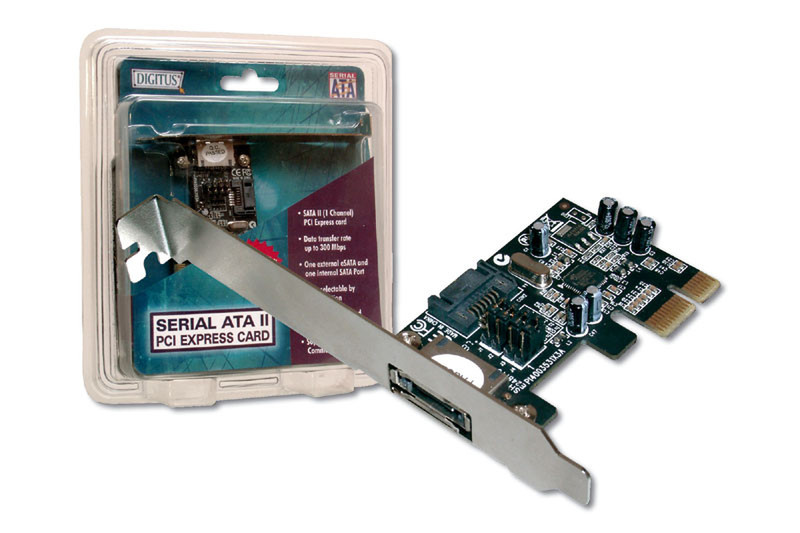 Digitus PCI Express SATA II Card Schnittstellenkarte/Adapter