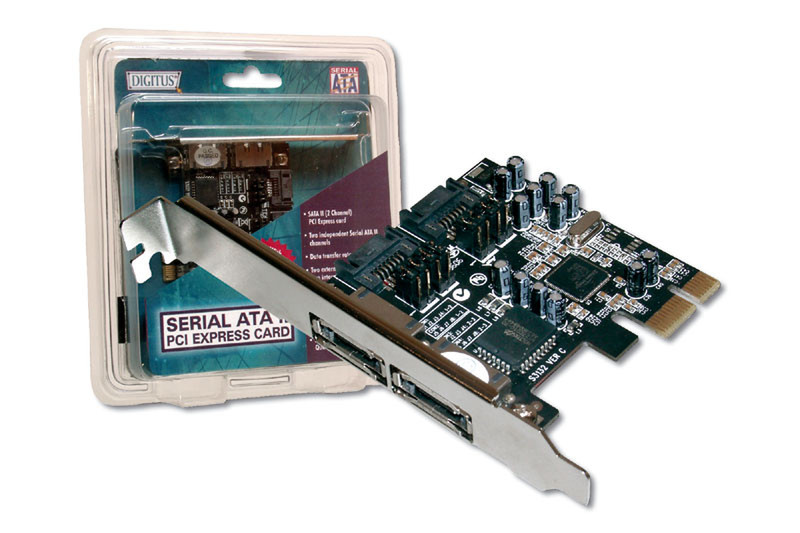 Digitus PCI Express SATA II Card интерфейсная карта/адаптер