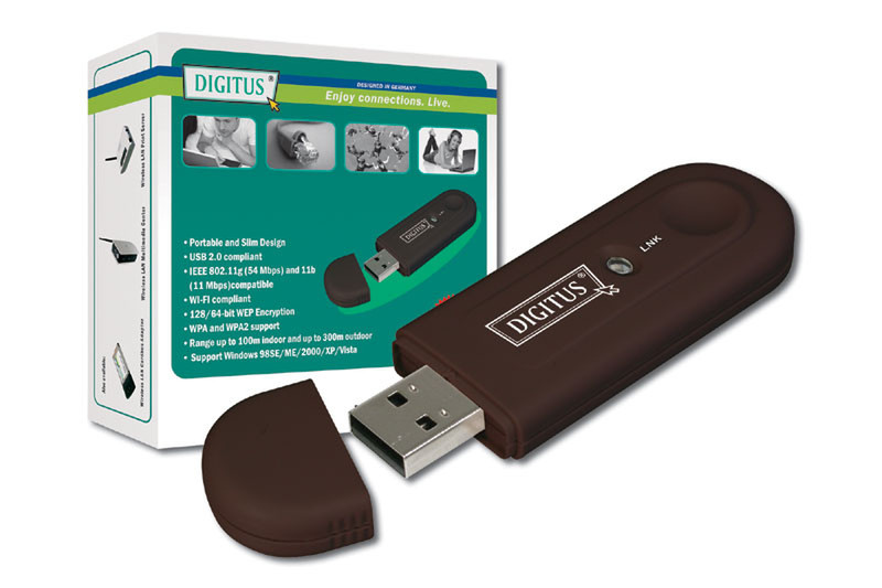 Digitus USB 2.0 WLAN Adapter 54Мбит/с сетевая карта