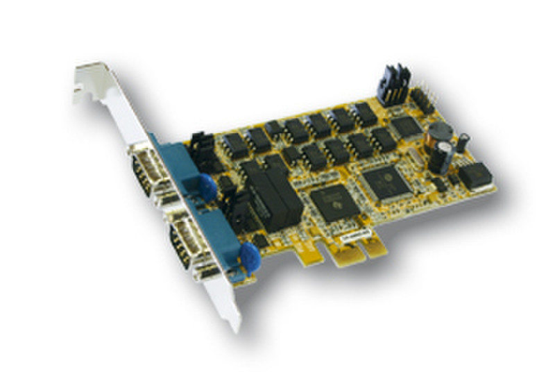 EXSYS 2S PCI-Express Serial RS-422/485 card Schnittstellenkarte/Adapter