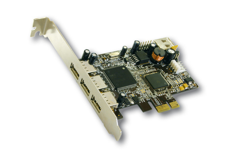 EXSYS EX-11064 - PCI-Express USB 2.0 card 3+1 Ports (NEC) Schnittstellenkarte/Adapter