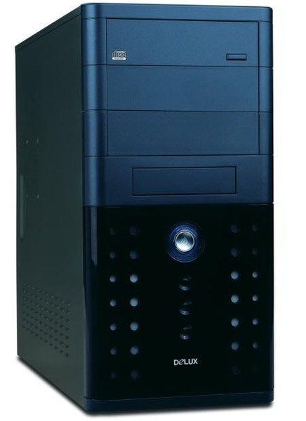 Delux DLC-MD370 Midi-Tower 400Вт Черный системный блок