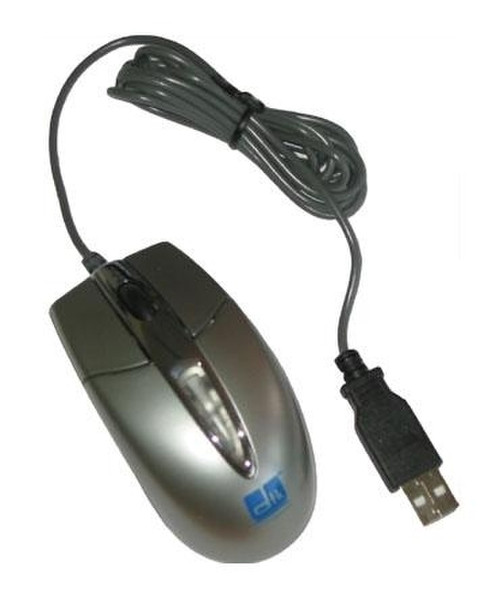 DTK Computer Blue-Light Mouse USB Optical Silver mice
