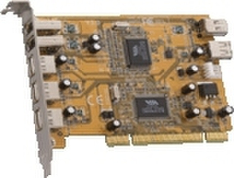 Dawicontrol DC-DuoMedia FireWire & USB 2.0 PCI Card интерфейсная карта/адаптер