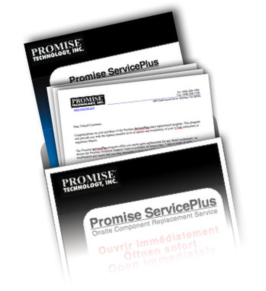 Promise Technology 3Y On-Site, Service Plus