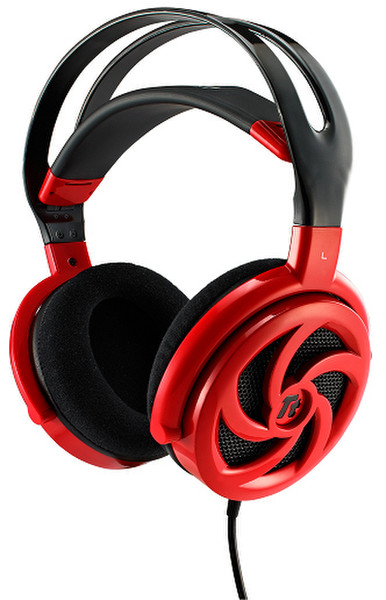 Tt eSPORTS Shock Spin 3.5 mm Binaural Head-band Red headset