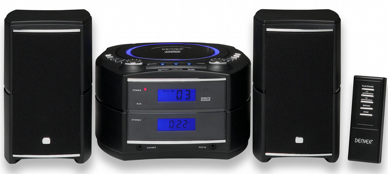 Denver MCA-180 Micro set Black home audio set