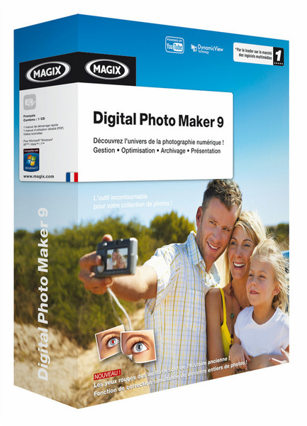 Editions Profil MAGIX Digital Photo Maker 9, compl., 1u, CD, Win, FR