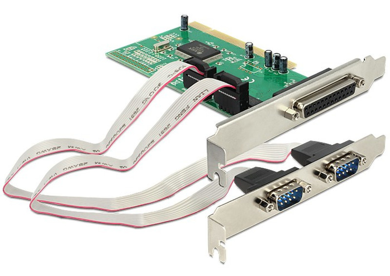 DeLOCK 1x Parallel & 2x Serial - PCI card interface cards/adapter