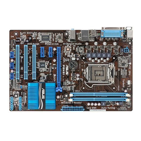 ASUS P8H61 Intel H61 Socket H2 (LGA 1155) ATX материнская плата