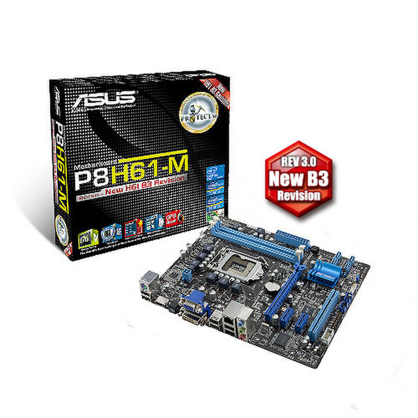 ASUS P8H61-M Intel H61 Socket H2 (LGA 1155) Micro ATX Motherboard