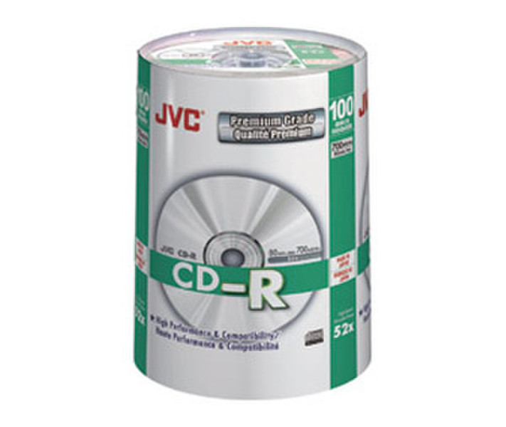 JVC CD-R80HS100 CD-R 700MB 100Stück(e) CD-Rohling