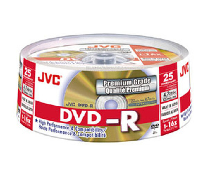 JVC VD-R47HGS25 4.7ГБ DVD-R 25шт чистый DVD