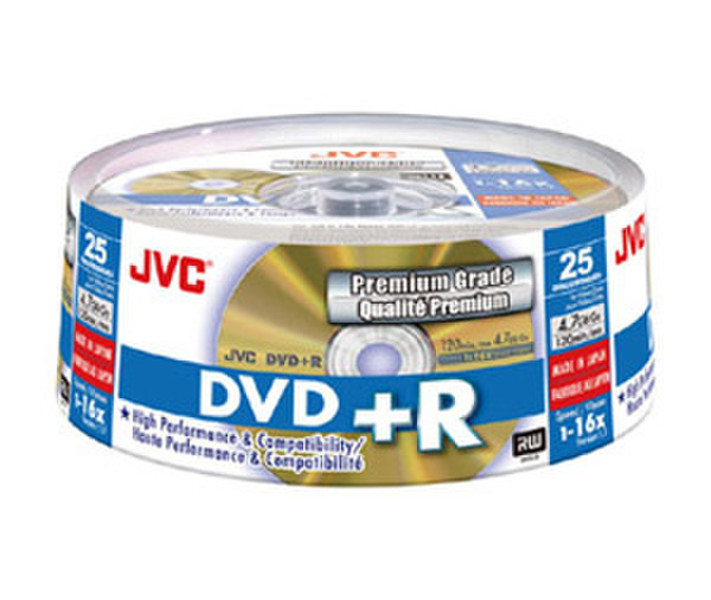 JVC VP-R47HGS25 4.7GB DVD+R 25pc(s) blank DVD