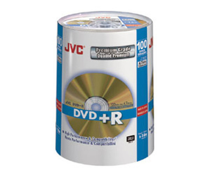 JVC VP-R47HG100 4.7ГБ DVD+R 100шт чистый DVD