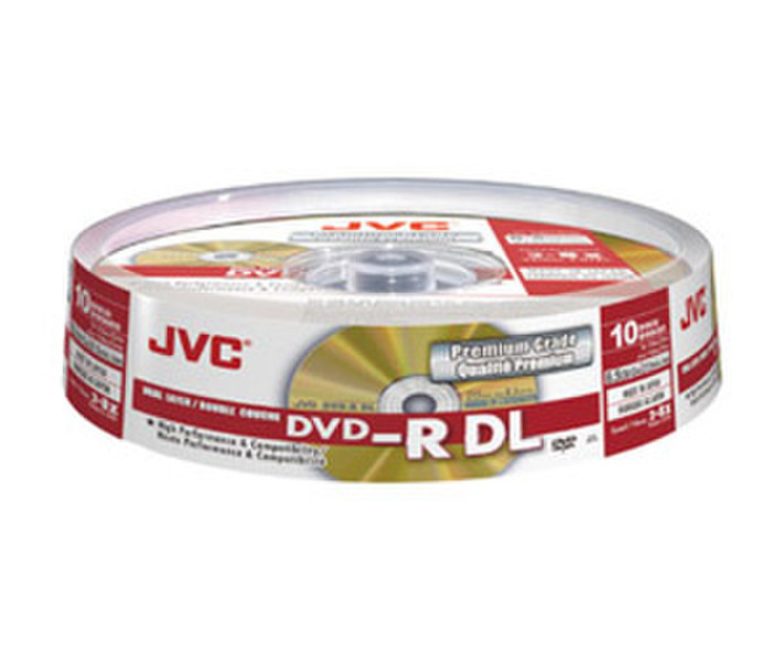 JVC VD-R85HGS10 8.5GB DVD-R DL 10Stück(e) DVD-Rohling