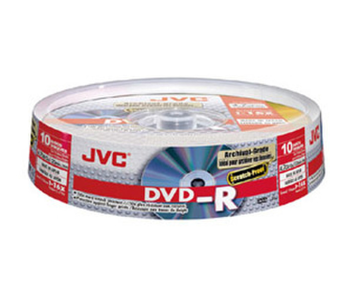 JVC VD-R47HMS10 4.7GB DVD-R 10pc(s) blank DVD