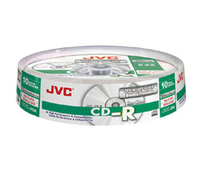 JVC CD-R80HSS10 CD-R 700МБ 10шт чистые CD