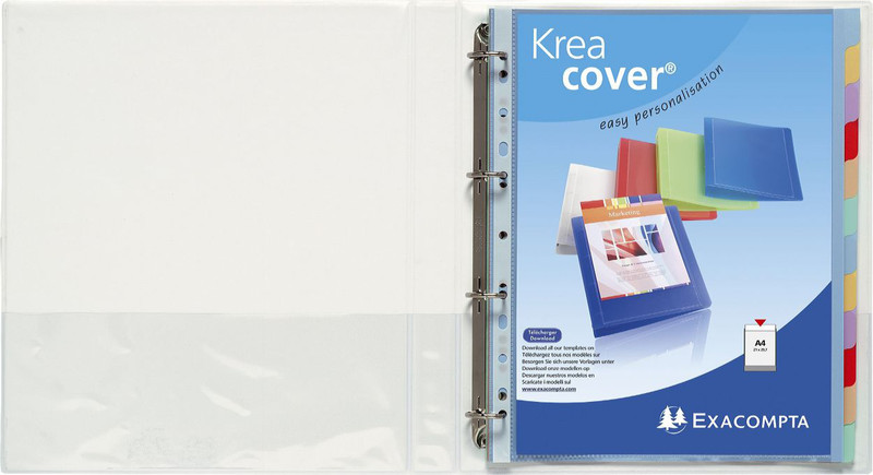 Exacompta 51841E White ring binder