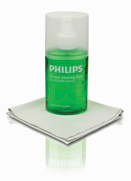 Philips SVC1116T/27 Экраны/пластмассы Equipment cleansing dry cloths & liquid 200мл набор для чистки оборудования