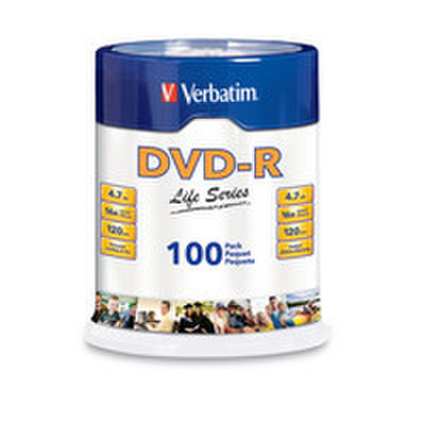 Verbatim 97177 4.7GB DVD-R 100pc(s) blank DVD