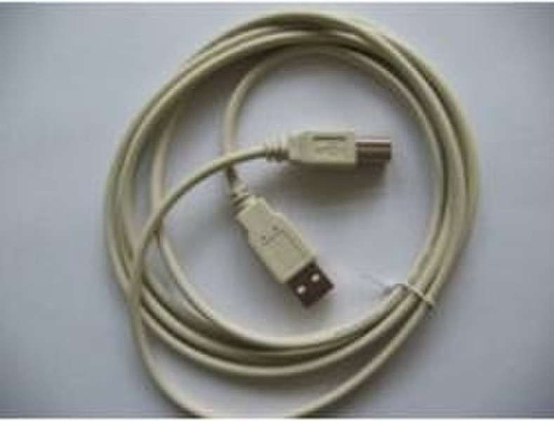 DTK Computer USB Verbindungskabel 3.0m 3м USB A USB B Белый кабель USB