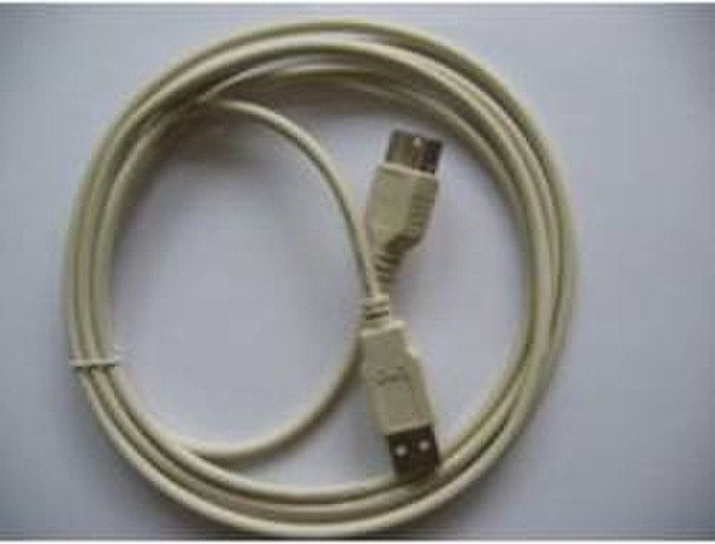 DTK Computer USB Verlängerungskabel 1.8m 1.8m Weiß USB Kabel