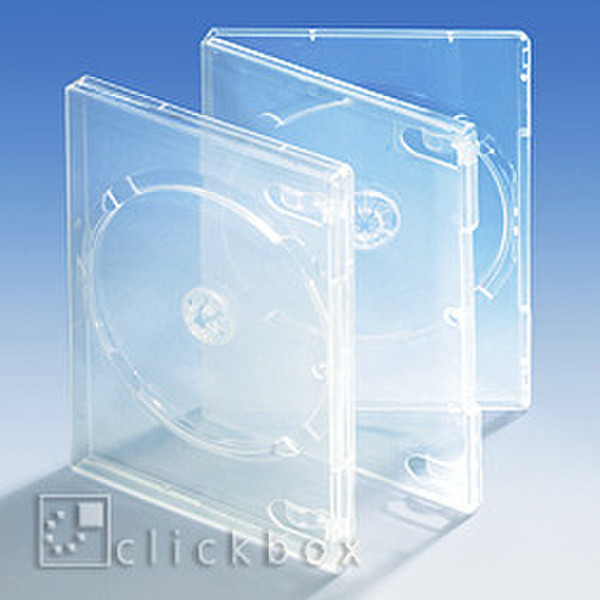 Clickbox DVD-Box transparent 5er Pack 5discs