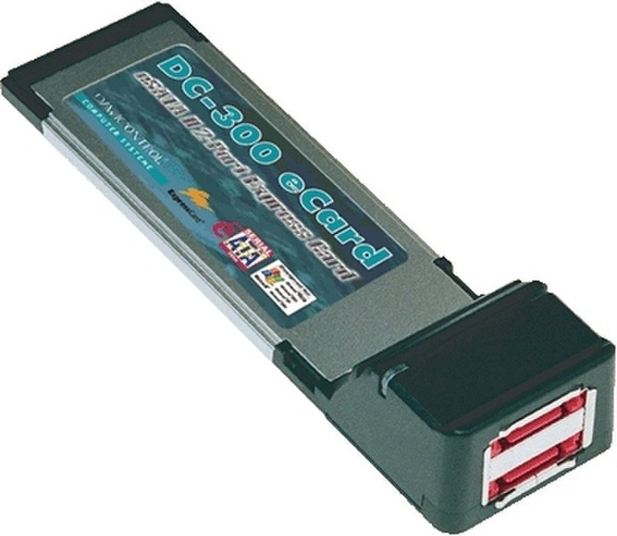 Dawicontrol DC-300 eCard 2-Port eSATA II Express Card Schnittstellenkarte/Adapter