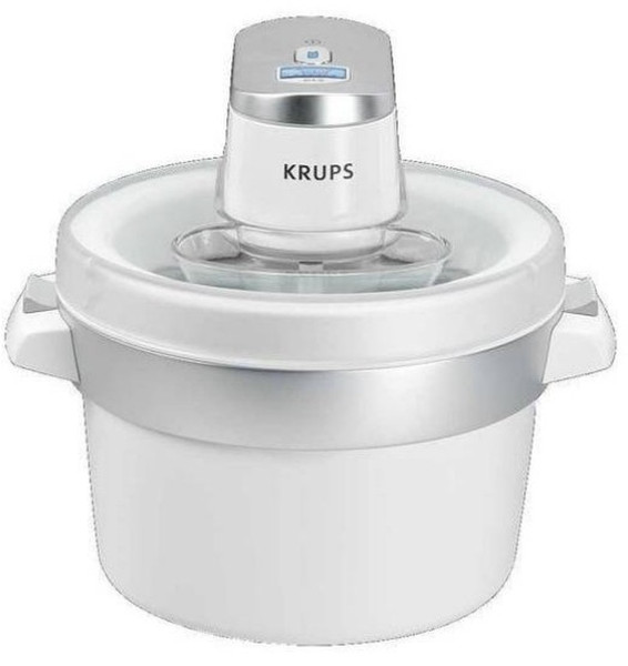 Krups YY8501 / GVS2 6W 1.6L Stainless steel,White ice cream maker