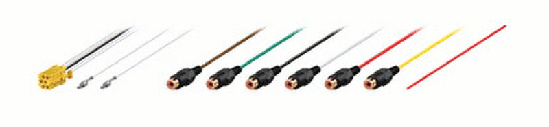 Blaupunkt ISO Skyline-6 4м 6 x RCA Разноцветный аудио кабель