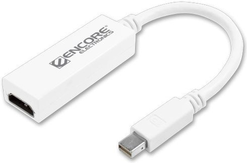 ENCORE ENCA-MDH 0.125м HDMI Белый адаптер для видео кабеля