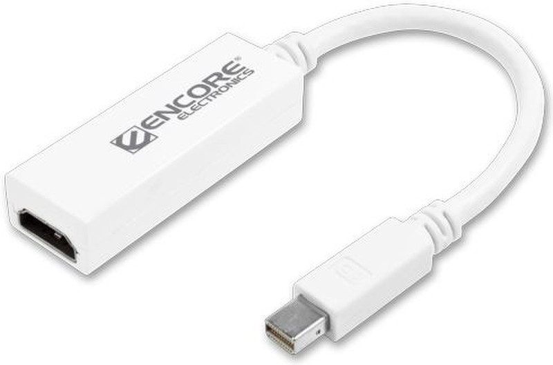 ENCORE ENCA-MDH 0.125m HDMI Weiß Videokabel-Adapter