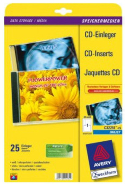 Avery C32251-25 CD printer label