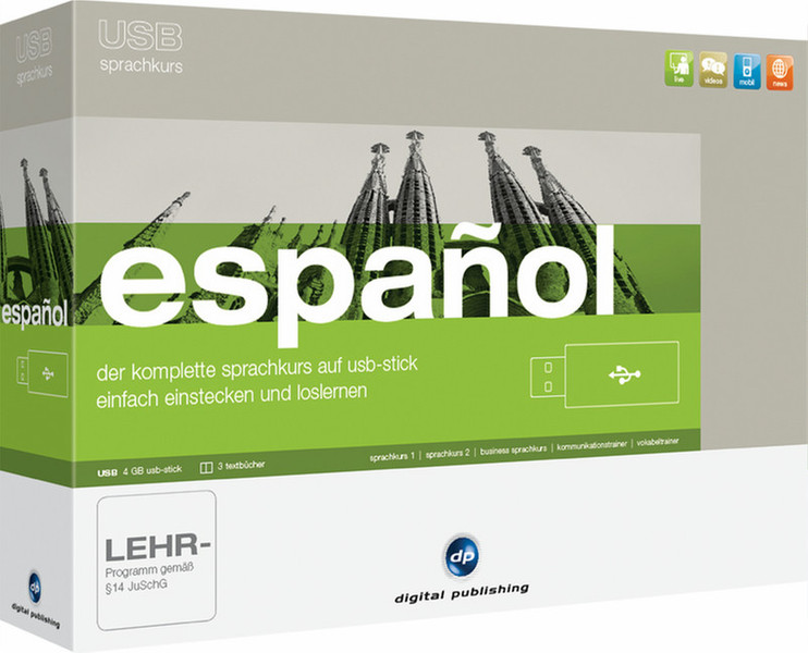 Digital publishing USB Sprachkurs Español