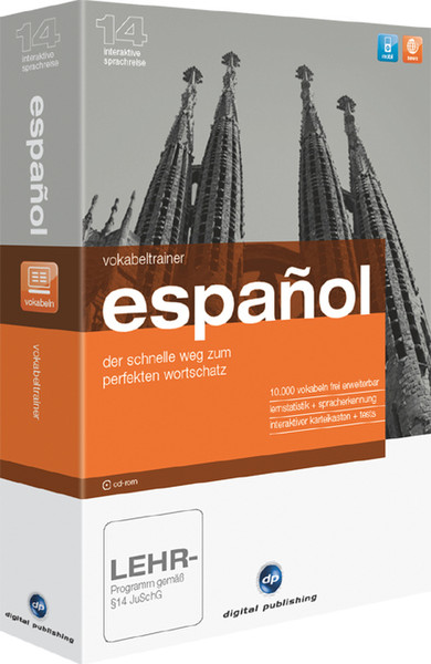 Digital publishing Vokabeltrainer Español