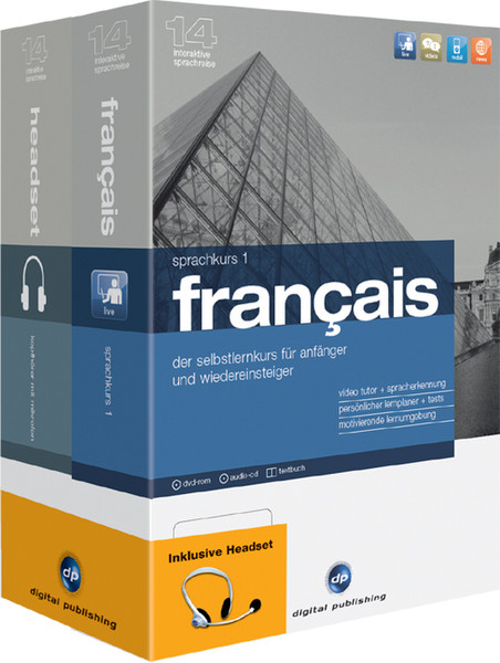 Digital publishing Sprachkurs 1 Français + Headset