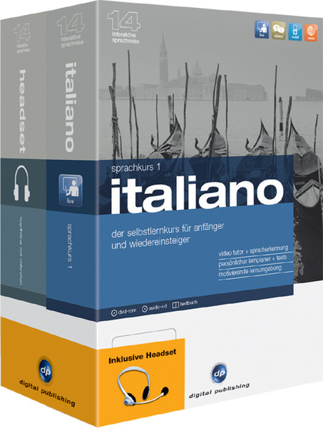 Digital publishing Sprachkurs 1 Italiano + Headset