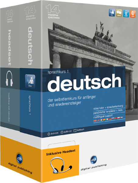 Digital publishing Sprachkurs 1 Deutsch + Headset