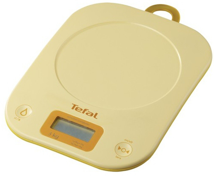 Tefal BC3004 Electronic kitchen scale Gelb Küchenwaage