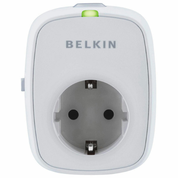 Belkin F7C009AD 1AC outlet(s) Grün, Weiß Verlängerungskabel