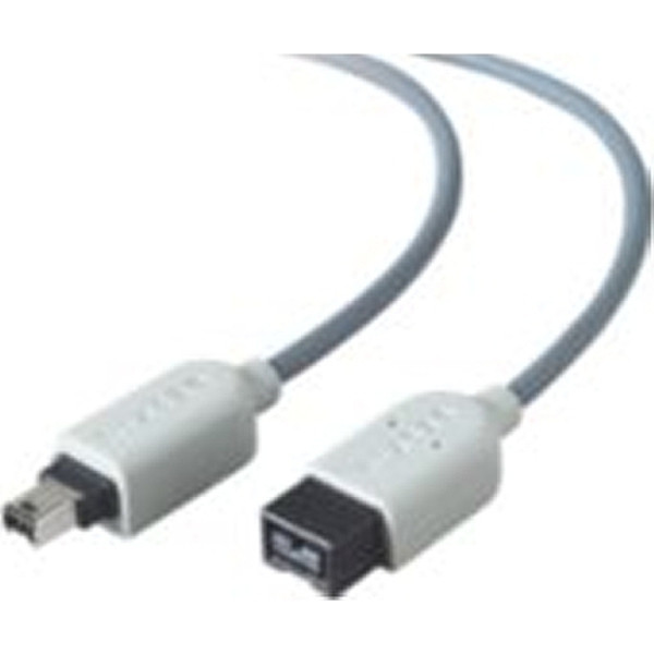 Belkin F3N403Q06-APL 1.8м 9-p 4-p Белый FireWire кабель